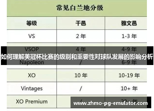 如何理解美冠杯比赛的级别和重要性对球队发展的影响分析 如何理解美冠杯比赛的级别和重要性对球队发展的影响分析